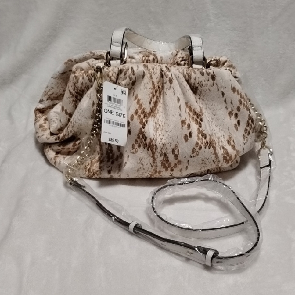 NWT Snakeskin pattern Women's Bag INC International Concept
